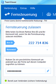 Fernwartung Teamviewer